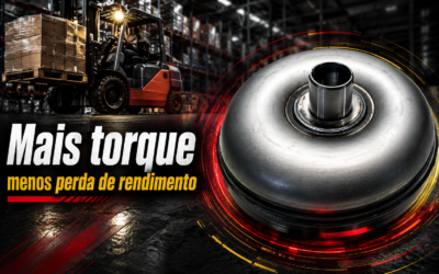 Como otimizar o desempenho e a tração da empilhadeira com o conversor de torque correto