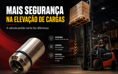 Segurança na movimentação de cargas: O papel vital da válvula pistão de elevação